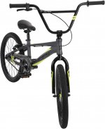 Huffy Enigma 20" BMX Bike for Kids, Aluminum Alloy Frame, Racing BMX Style,Matte Black