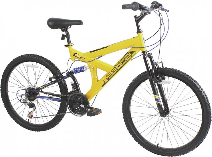 Dynacraft Vertical Alpine Eagle 24\" Bike, Yellow