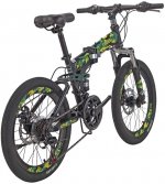 SD G20 20 Inch Folding Bike Mechanical Disc Brake Mountain Bikes 18 Speed Gears Full Suspension Foldable Bicycle