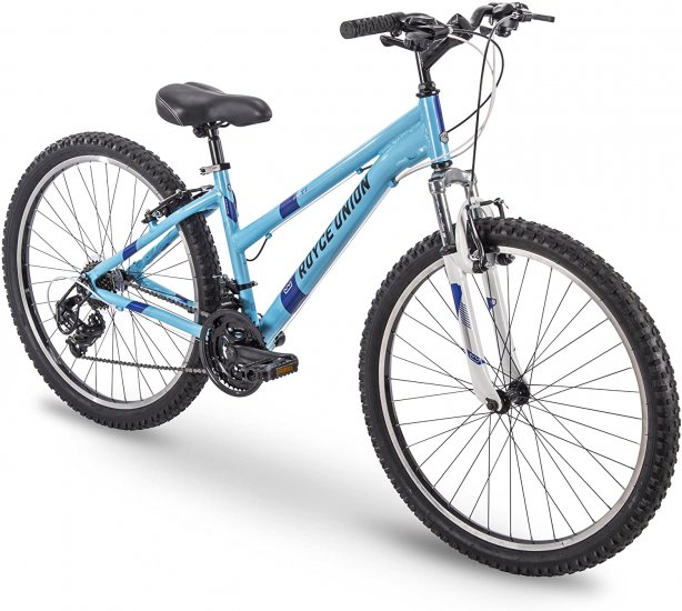 Royce Union RTT 26\" Womens 21-Speed Mountain Bike, 15\" Aluminum Frame, Trigger Shift, Sky Blue