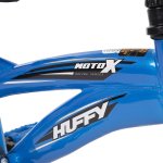 Huffy Kid Bike, Moto X, Quick Connect, Gloss Blue, 12"