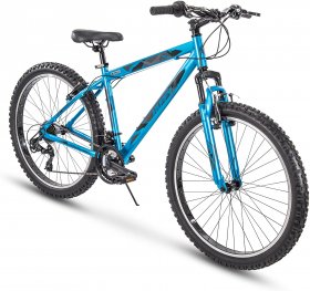 Huffy Hardtail Mountain Trail Bike 26 inch, Satin Tropic Blue