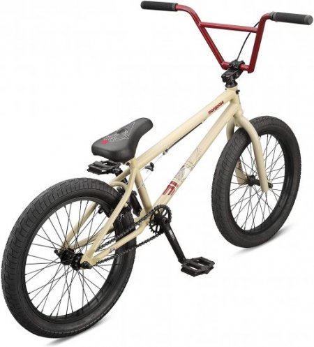 Mongoose Legion L80 Freestyle BMX Bike Line for Beginner-Level to Advanced Riders, Steel Frame, 20-Inch Wheels, Tan