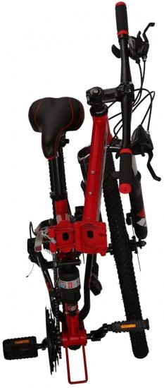 Eurobike 26 Inch Mountain Bike Folding Bicycle 21 Speed,Red