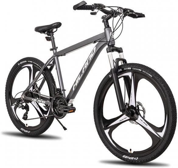 Hiland Aluminum Mountain Bike,Shimano 24 Speeds,26 inch Wheels, with Disc Brake