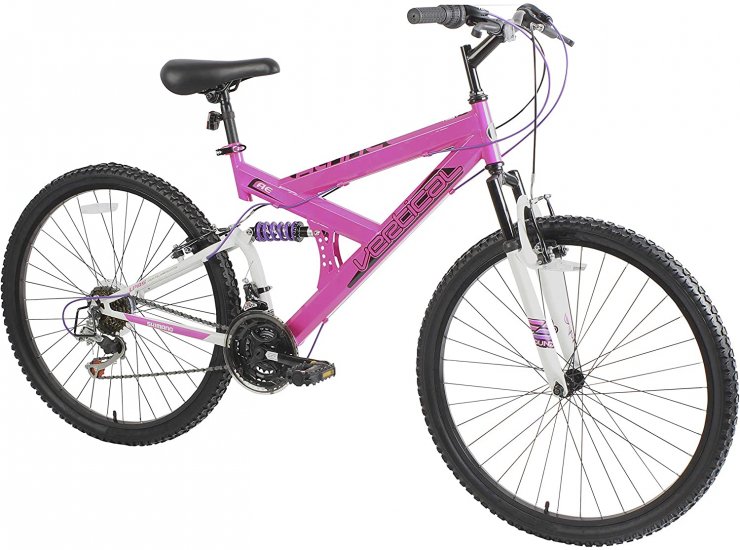 Dynacraft 26\" Vertical Alpine Eagle Dual Suspension Mountain Bike,Alpine Eagle Pink