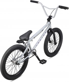 Mongoose Legion L100 Freestyle BMX Bike Line for Beginner-Level to Advanced Riders, Steel Frame, 20-Inch Wheels, Grey