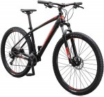 Mongoose Mountain Bike, 29-Inch Wheels, Tectonic T2 Aluminum Frame, Rigid Hardtail, Hydraulic Disc Brakes, Black