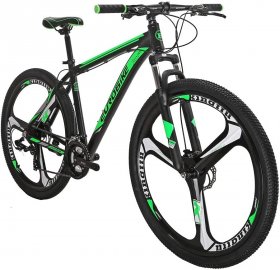 Eurobike Bikes X9 Aluminum Frame Mountain Bike 29 Inch 3 Spoke Wheels 21 Speed Bicycle Blackgreen