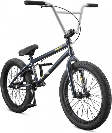 Mongoose Legion L80 Freestyle BMX Bike Line for Beginner-Level to Advanced Riders, Steel Frame, 20-Inch Wheels, Blue