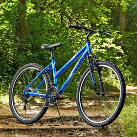 Huffy Hardtail Mountain Trail Bike 26 inch, Ocean Blue Gloss