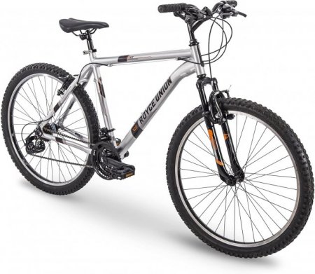 Royce Union RTT 26" Mens 21-Speed Mountain Bike, 18" Aluminum Frame, Trigger Shift, Silver