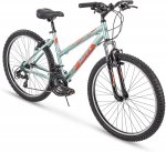 Huffy Hardtail Mountain Trail Bike 26 inch, Gloss Metallic Mint
