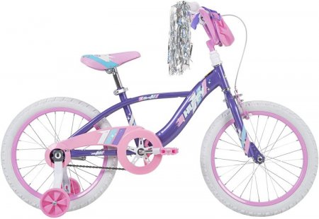 Huffy Kid Bike Quick Connect Assembly Glimmer 16 inch, Purple