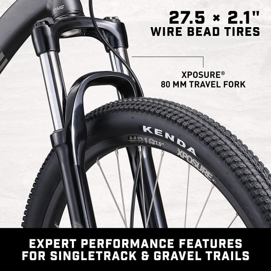 Mongoose Switchback Adult Mountain Bike, 8-21 Speeds, 27.5-Inch Wheels ...