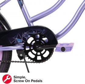 Huffy Fairmont Cruiser Bikes, 20 Inch, Metallic Lavender