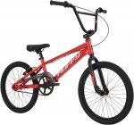 Huffy Axilus 20" BMX Bike for Kids, Steel Frame, Racing BMX Style,Neon Red