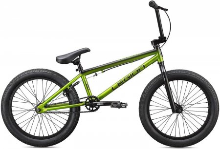 Mongoose Legion L20 Freestyle BMX Bike Line for Beginner-Level to Advanced Riders, Steel Frame, 20-Inch Wheels, Green