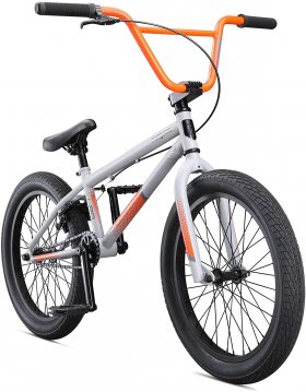 Mongoose Legion L20 Freestyle BMX Bike Line for Beginner-Level to Advanced Riders, Steel Frame, 20-Inch Wheels, Grey