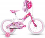 Huffy Disney Princess Kid Bike 12 inch & 16 inch, Quick Connect Assembly & Regular Assembly, Pink