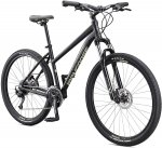 Mongoose Switchback Adult Mountain Bike, 8-21 Speeds, 27.5-Inch Wheels, Aluminum Frame, Disc Brakes, Black