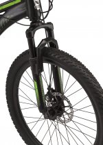 Schwinn Sidewinder mountain bike, 24-inch wheels, 21 speeds, black / green