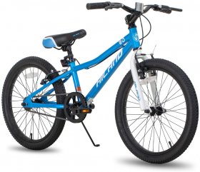 Hiland 20 inch Kids Mountain Bike for Boys, Girls with V-Brake, Blue