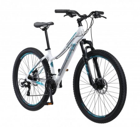 Schwinn Aluminum Comp Mountain Bike, 27.5-inch wheels, womens frame, white