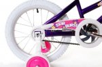 Dynacraft Magna Kids Bike Girls, 16 Inch, Purple, for Ages 4 and Up