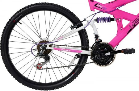 Dynacraft 26" Vertical Alpine Eagle Dual Suspension Mountain Bike,Alpine Eagle Pink