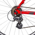 Royce Union RMA 27.5" Mens 21-Speed All-Terrain Mountain Bike, 20" Aluminum Frame, Trigger Shift, Red