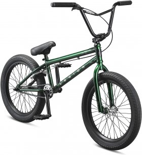 Mongoose Legion L100 Freestyle BMX Bike Line for Beginner-Level to Advanced Riders, Steel Frame, 20-Inch Wheels, Green