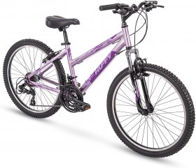 Huffy Hardtail Mountain Trail Bike 24 inch, Gloss Lavender
