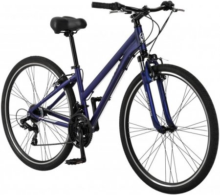 Schwinn Network Adult Hybrid Bike, 700c Wheels, 21-Speed Drivetrain, Linear Pull Brakes