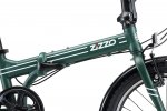 ZiZZO Forte Heavy Duty 29 lb Folding Bike-Lightweight Aluminum Frame Genuine Shimano 7-Speed 20-Inch Folding Bike with Fenders, Rack and 300 lb. Weight Limit (Forest Green)