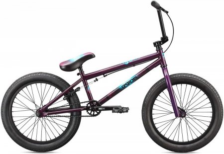 Mongoose Legion L40 Freestyle BMX Bike for Beginner-Level to Advanced Riders, Steel Frame, 20-Inch Wheels, Deep Purple