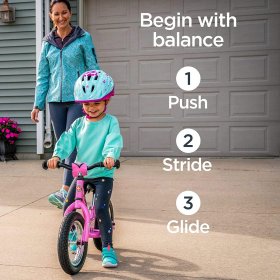 Schwinn Balance Toddler Bikes, 12-Inch Wheels, Beginner Rider Training, Orange