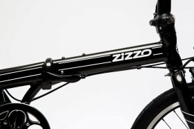 ZiZZO Urbano 24lb Lightest Aluminum Frame Genuine Shimano 8-Speed 20-Inch Folding Bike,Space Gray