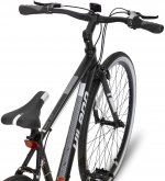 Hiland Hybrid Bike for Adult 700C Wheels with 7 Speeds