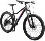Mongoose Mountain Bike, 27.5 Inch Wheels, Tectonic T2 Aluminum Frame, Rigid Hardtail, Hydraulic Disc Brakes, Black