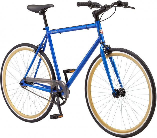 Schwinn Kedzie Single-Speed Fixie Road Bike, Lightweight Frame for City Riding