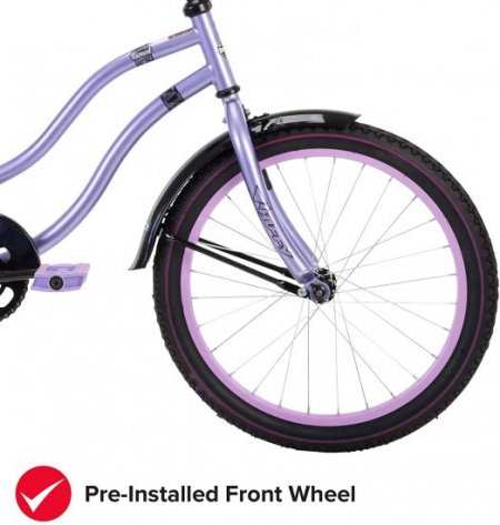 Huffy Fairmont Cruiser Bikes, 20 Inch, Metallic Lavender