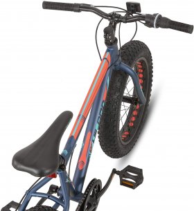 Hiland Kids Fat Tire Bike, Shimano 7-Speed,Dual-Disc Brake,20 Inch, Kids Mountain Bike for Boys Girls