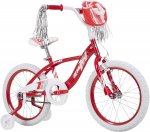 Huffy Kid Bike Quick Connect Assembly Glimmer 18 inch, Red