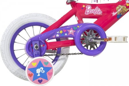 Dynacraft Barbie Kids Bike Girls 12 Inch with Training Wheels