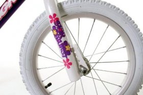 Dynacraft Magna Kids Bike Girls, 16 Inch, Purple, for Ages 4 and Up