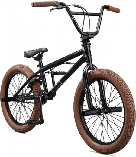 Mongoose Legion L20 Freestyle BMX Bike Line for Beginner-Level to Advanced Riders, Steel Frame, 20-Inch Wheels, Black