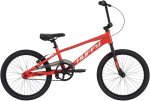 Huffy Axilus 20" BMX Bike for Kids, Steel Frame, Racing BMX Style,Neon Red