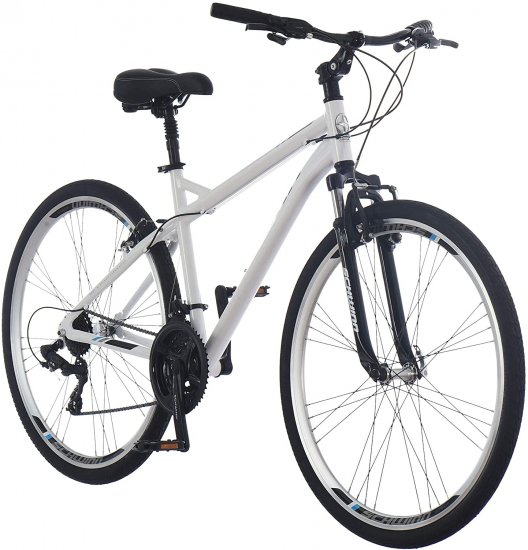 Schwinn Network Adult Hybrid Bike, 700c Wheels, 21-Speed Drivetrain, Linear Pull Brakes