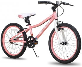 Hiland 20 inch Kids Mountain Bike for Boys, Girls with V-Brake, Pink